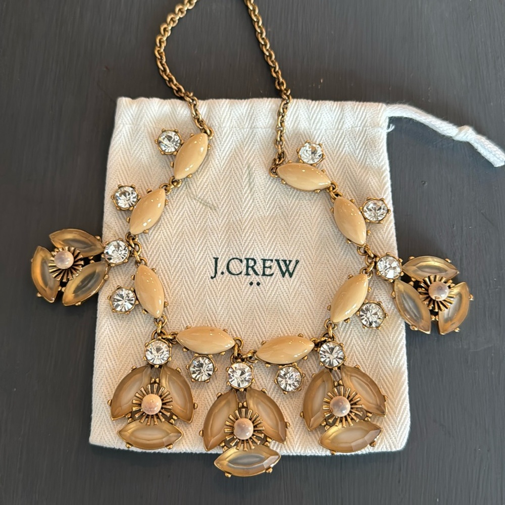 J.Crew Tan Statement Necklace
